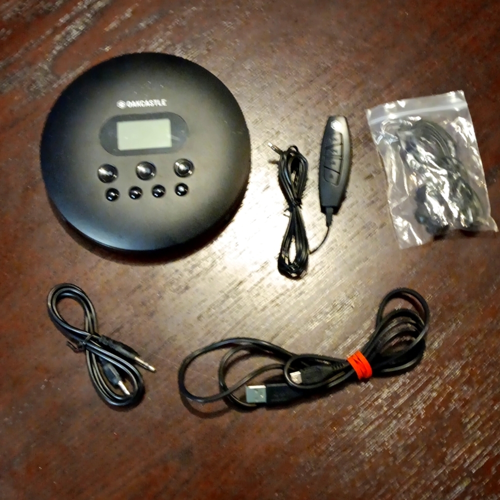 Portable CD player with accessories  Bluetooth used once like new condition